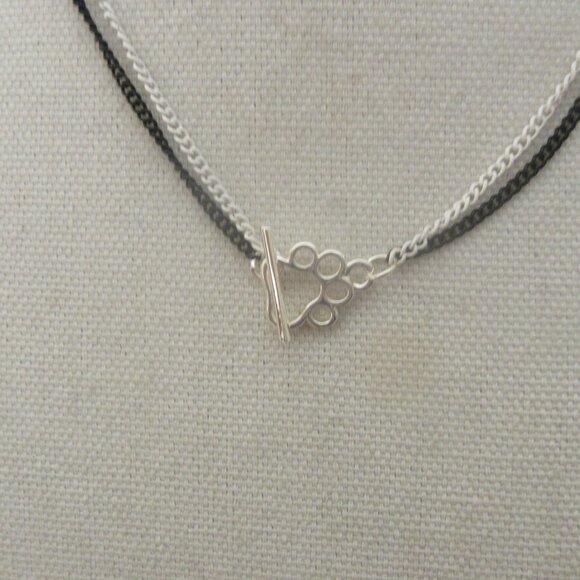 PRICE DROP!  Host Pick. White Kitty Pendant Necklace Earrings Sterling Wires - Picture 3 of 3